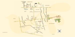 Gaur Sundrayam Location Map