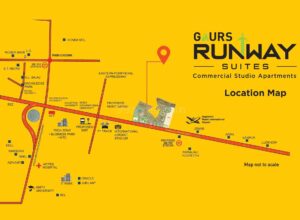 Gaurs Runway Suites Location Map