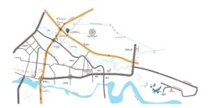 Bhutani Grandthum Location Map