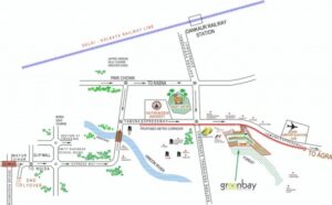 Greenbay Golf Village Plots Location Map
