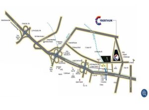 Bhutani Cyberthum Bolt Location Map