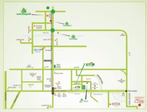 Supertech Village Location Map