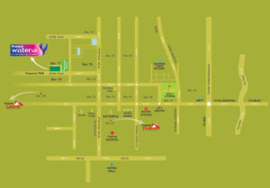 Prateek Wisteria Location Map