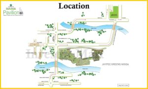 Jaypee Pavilion Heights Location Map
