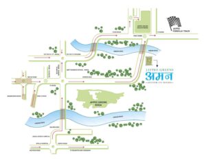 Jaypee Aman Location Map