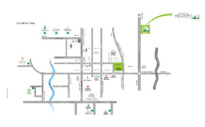 Mahagun Meadows Location Map