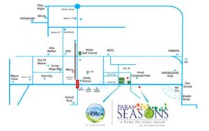 Paras Seasons Location Map