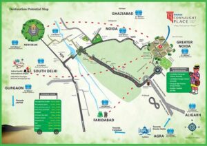 Omaxe Connaught Place Location Map