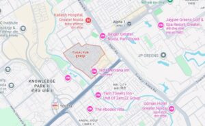 Location Map Tugalpur , Greater Noida