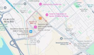 Location Map Sector 18 , YEIDA